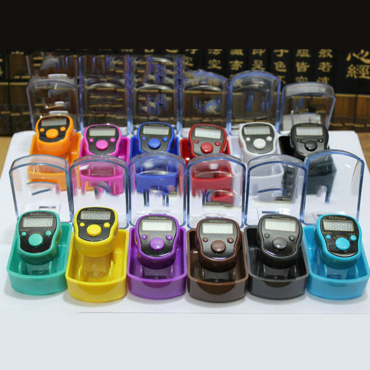 Pack of 12 - Digital Tally Counter with light or Beads Push Tasbih | Stress Relaxation Tasbeeh