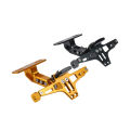Universal CNC Motorcycle License Plate Holder Frame With LED (Number plate holder)Aluminum Adjustable Universal Fitment Motorcycle Accessories. 