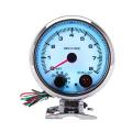 95MM RPM Tachometer Car Gauge Blue Colors Auto Tacho Gauge 0-8000 rpm meter High Speed Stepper Motor With Shift Light for Peak Warning -. 