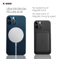 Berlia Carbon Fiber Protective Case for IPhone 11 Pro Max. 