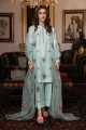Honey Waqar, 3Pc Embroidered Kataan Silk Dress. for ladies. 