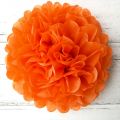 PAPER FLOWER POM POM - 9.5 INCH FLOWER POM POM - PARTY DECORATION POM POM. 