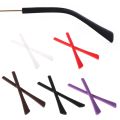 flgo* Soft Silicone Anti Slip Eyeglasses Glasses Temple Tips Accessories Square Hole. 