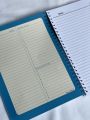 6 Subject Notebook- Spiral Notebook Large Size 8.5" x 11"- A4 size. 