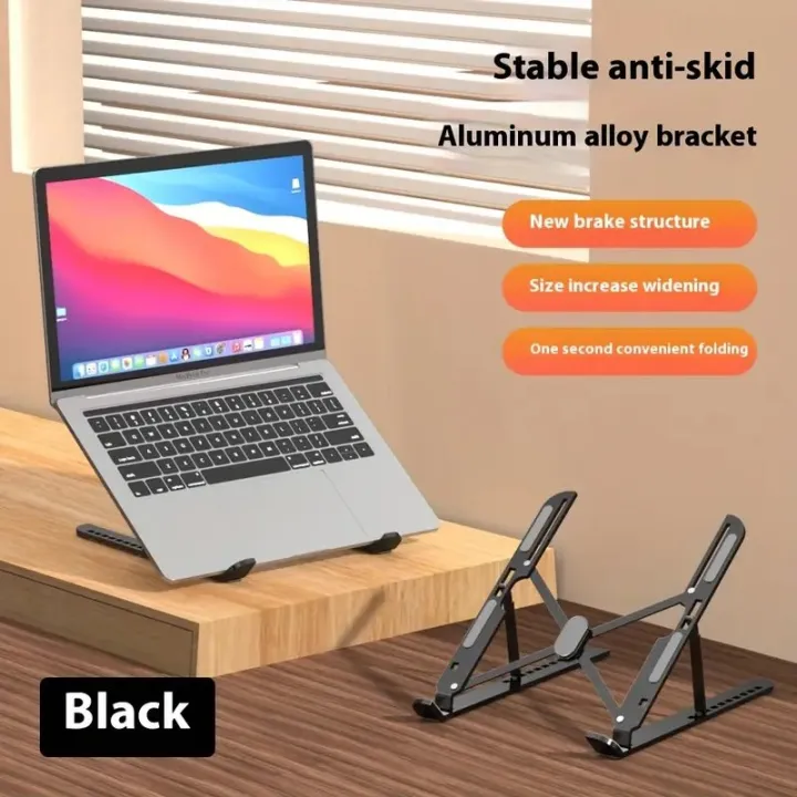 Aluminium%20Laptop%20Stand%20Silver%20&%20Black%20With%20Detachable%20Single%20&%20Dual%20Fan%20Stand%20For%20Laptop%20-%207%20Gear%20To%20Adjust%20Height%20&%20Anti%20Slip%20Rubber%20Grip%20-%20Full%20Metal%20Body%20Adjustable%20Portable%20And%20Foldable%20Laptop%20Stand%20-%20Image%204