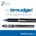 PIANO Fineliner XL Pen 0.3mm Japanese nylon tip - Pack of 10 Pcs. 