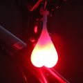 Cycling Balls Tail Waterproof Silicone Bike Light Heart Shape Bicycle Taillight Rear Lights Night Warning Led. 