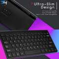 Macally Black Wireless Keyboard- Computer USB 2.4G Ergonomic Keyboard- works in Laptop, Chromebook, Pc. 