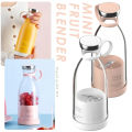 Portable Electric Bottle Juicer Blender Grinder For Shakes And Smoothies - Mini USB Rechargeable Fast Glass Mug Jug Shaker at Minimum price - Multifunctional Electronic Outdoor Wireless Fruit Blenders Bottle for Traveling, School Kids, Kitchen, Picnic. 