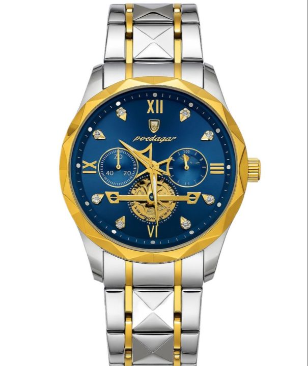 Watch%20for%20Men%20Stainless%20Steel%20Strap%20Quartz%20Watch%20Business%20and%20Luxury%20Style%20Gold%20with%20Diamond%20Dial%20and%20Calendar%20Multiple%20Colors%20-%20Image%204