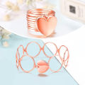 2 In 1 Magic Retractable Heart Ring Bracelet Stretchable Twist Folding Jewelry. 