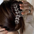 Korean Hollowed Out Star Hair Clips Egirl Accessories Hair Accessories Cute Hair Clip Y2k Hair Jewelry Hair Pins. 