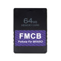Bitfunx FMCB Card V1.966 Fortuna Free McBoot OPL Memory Card for PS2 MX4SIO SIO2SD SD Adapter for PS2 Slim Game Console. 