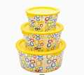 PLASTIC Food Container 3pcs - Food Containers 3 in set. 