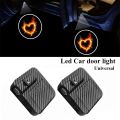 2Pcs Universal Wireless Led Car Door Light Logo Projector Ghost Shadow Lights HD Courtesy Welcome Lamp Auto Interior Accessories-B. 