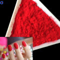 Red Flocking Velvet Powder 12grams for Nail Art Manicure and Decoration, Fuzzy Flock Nylon Powder. 