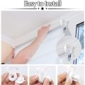 Roller Blind Fittings Kit, Roller Blinds Brackets with Beaded Chain, Curtain Roller Accessories for Windows Replacement. 