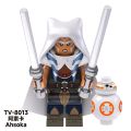Stars Wars Toy Luck Ahsoka Vader Boba Fett Clone Trooper Driver Batter Droid C-3PO Movie Mini Action Figures Building Blocks. 