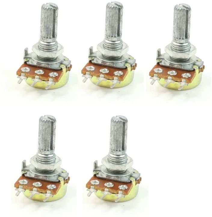 Pack%20of%205%20-%2050K%20Ohm%20Variable%20Resistor%20Rotary%20Potentiometer%20-%20B50K%20-%203%20Pin%20volume%20controls%20on%20audio%20equipment%20-%20Image%202