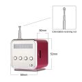 TD-V26 portable speakers with FM Mini Multi-Function Radio USB notebook speakers for TV phone support SD/TF card MP3 music player. 