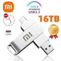 Xiaomi 16TB USB 3.2 Flash Drives High Speed Transfer Metal Pendrive Memory Card Pendrive Flash Disk Memoria Waterproof Stick New. 