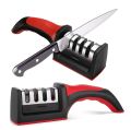 Professional 3-Stage Knife Sharpener Manual Kitchen Knife Sharpening Tool For all Knives. 