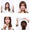 New 10Pc 30/50/60cm Ultra Fine Inviible Hairnet for Women Girl Elaticity Black Meh Hair Net Durable Edge Bun Cover Durable Headdre. 