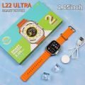 L22 Ultra 2 - ULTRA 2 - Smart Watch - 49mm - 2.05 inch HD Display - Premium High Quality Model Of 2024. 