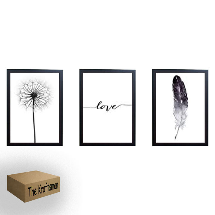 3 PCS 12X16" inches Picture Frame with Glass front, Collage set Photo frame set 3 Pcs Display in Bedroom, Living room