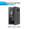 Samsung S10 Back Cover 360 Case Cover For Galaxy S10 - Black. 