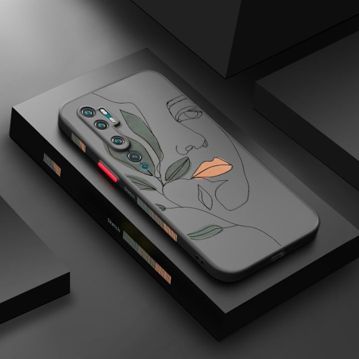 For%20Xiaomi%20Note%2010%20Note%2010%20Lite%20Case%20With%20Simple%20artistic%20face%20Frosted%20Transparent%20Hard%20Casing%20soft%20Side%20Edge%20Square%20Silicone%20Cases%20Full%20Back%20Cover%20Camera%20New%20Design%20Phone%20Case%20Shockproof%20Protection%20Case%20-%20Image%202