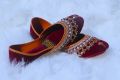 Mahron Velvet Fancy Khussa – Beaded, Handcrafted, Elegant Traditional Shoes. 