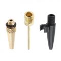 6pcs Bike Ball Inflator Nozzle Adapter Air Pump Valve Needle Presta-Schrader-Kit. 