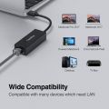 TechRise USB Network Adapter, High Speed USB 3.0 to RJ45 Gigabit Ethernet LAN Network Adapter. 