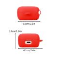 Silicone Earphone Protective Case For Sennheiser ACCENTUM True Wireless Earbuds Shockproof Dustproof Sleeve. 