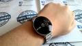 Special Men's Plated Stainless Steel Bracelet Watch for Man - Gift Box Included (with force  Logo). 