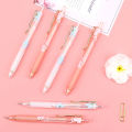 0.5mm Lovely Cherry Blossoms Automatic Pencil Kawaii Sakura Plastic Mechanical Pencils for Kids Student Supplies Stationery. 