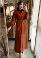 Women's Printed Long Frock – Soft Georgette, Elegant and Comfortable. 