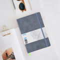 A5 Plain Journal, Notebook, Diary. 120 gram/sm Ultra Thick Grainless Pages, 160 Blank Sheets, Premium Vegan Leather Hard Cover,, Pocked in the back , Bookmark and Elastic Enclosure, 100% Recycled Ivory Color Pages, Round Corners. 