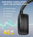 Edifier W830NB Wireless Over Ear Headphones with -45dB Active Noise Cancelling with 5.4 Bluetooth, 94H Playtime, LDAC Hi-Res Sound, Spatial Audio, Fast Charging, Multipoint Connection, Bluetooth V5.4 Foldable | Edifier Headphone | Edifier ANC Headphone |. 