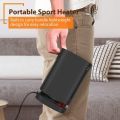 KLOUDIC Electric Heater Cooler 950W PTC Ceramic Space Heater Portable Personal Heater Oscillation Tip-Over and Overheat Protection Small Space Heater (can be used as a dehumidifier in moisture season) for Home Office Use - Black 01 [Energy Class A+++]. 