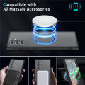 Matte Shockproof Armor Case for Magsafe Magnetic Wireless Samsung Galaxy S24 FE S24FE Sumsung S 24FE 24 FE 5G Hard PC Back Cover. 