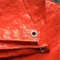 Waterproof Orange Tarpal Heavy Duty PVC Tarp, for Canopy Tent, Boat, Pool Cover. 