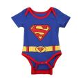 Baby Bodysuit Infant Jumpsuit Overall Short Sleeve Superman Body Suit Set Summer Cotton Baby Clothes. 