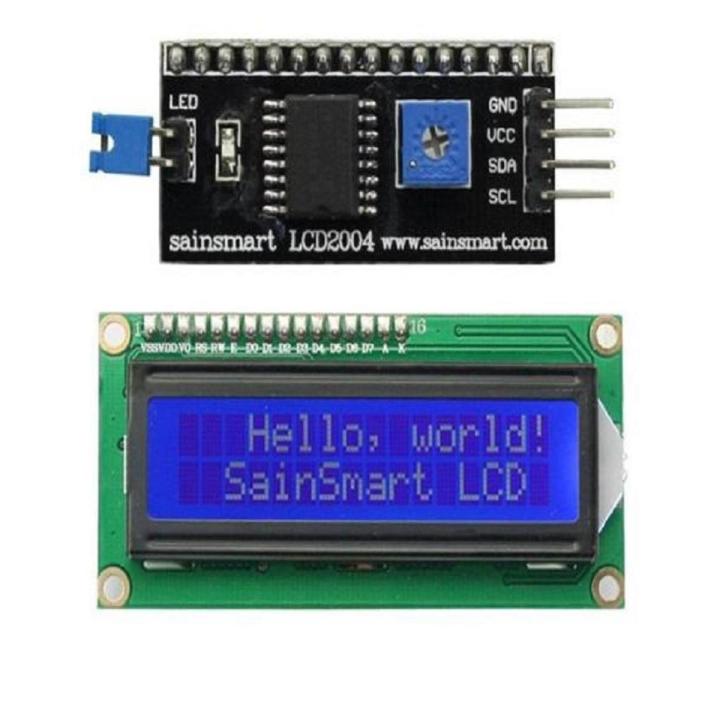 LCD 16x2 with IIC I2C LCD Module For 16×2 And 16×4 LCD for DIY Projects Arduino and Microcontrollers