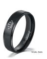 Pack Of 2 - Black Couple Jewelry Her King And His Queen I "Elegant Black King & Queen Stainless Steel Couple Rings – Symbol of Love & Unity". 