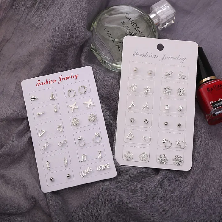 12%20Pairs%20Of%20Silver%20Earrings%20Set%20Simple%20And%20Versatile%20Earrings%20Combination%20Fashion%20Popular%20Small%20Earrings%20-%20Image%205