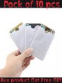 Card Covers - PVC - ATM Card & Id Card Pack of 10. 