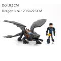New Anime How to Train Your Dragon 3 Action Figure Fury Night Fury Toothless White Dragon Model Toys. 
