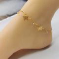 Anklet Chain Anklet Bracelets Butterfly Pendant Sandal Anklet Ankle Bracelet Foot Chain For Women Girls Silver & golden Creative .. 